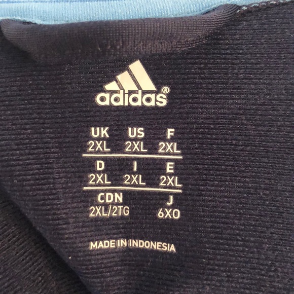 Adidas  |  Blue Zip Up Track Jacket - Picture 4 of 5
